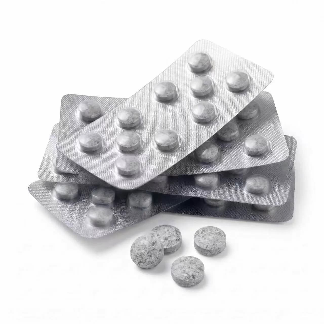H2 tablets in blister packs